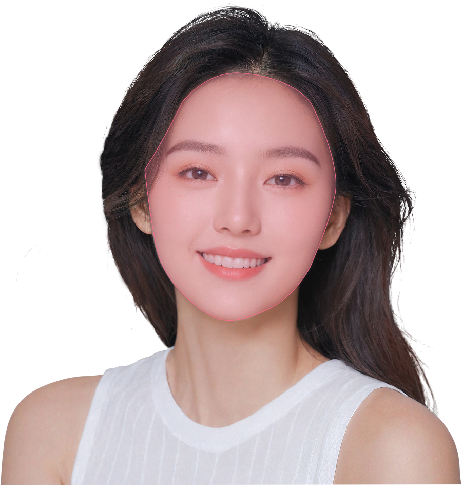 얼굴 전체